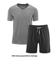 Men's Pyjamas
Color: 640 stone grey/anthra melange