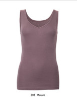 Women's Organic Cotton V-neck Sleeveless shirt