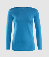 Women's Organic Cotton Long Sleeved Shirt
Color: 970 retro blue