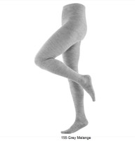 Women's Organic Wool Cotton Tights
Color: 155 Grey Melange