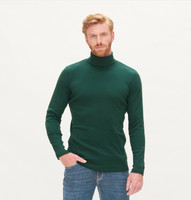 Men's Turtleneck shirt - Organic Cotton
Color: 976 Native Forest