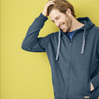 Men's Hoodie jacket - "HADRIAN", Organic Cotton