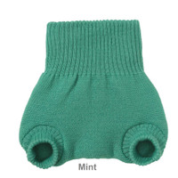 Organic Merino Wool Diaper Cover
Color: 515 mint