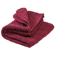 Organic Wool Knitted Blanket
Color: 399 Cassis