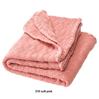 Organic Wool Knitted Blanket