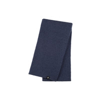 Organic Merino Wool, Cotton, Kids scarf 
Color: 30 navy-blue