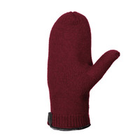 Women Organic Wool Mittens
Color: 18 wine red