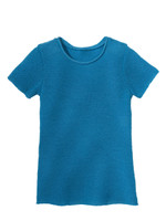 Disana Organic Wool Short Sleeve Jumper
Color: 221 blue jay