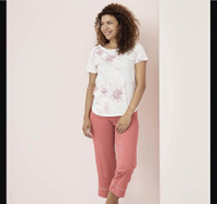 Women's Organic Cotton 7/8 sleep trousers