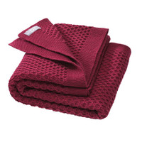 Disana Organic Wool Honeycomb Blanket
Color: 399 Cassis