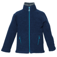 Organic Wool Fleece Kids Jacket 
Color: 222 marine-petrol