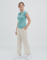Women's Linen T-shirt
Color: 756 Lagoon
