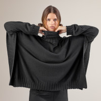 Organic Cotton Wool Poncho