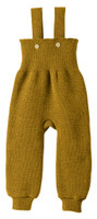 Disana Organic Wool Knitted Overalls
Color: 458 Gold