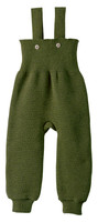 Disana Organic Wool Knitted Overalls
Color: 581 Olive