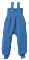 Disana Organic Wool Knitted Overalls
Color: Light Blue