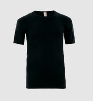 Men Organic Wool Silk Short-sleeved shirt