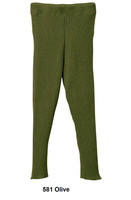 Organic Merino Wool Knitted Leggings
Color: 581 Olive