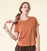Women Linen T-Shirt
