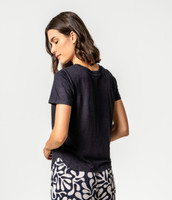Women Linen T-Shirt