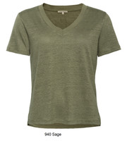 Women Linen T-Shirt