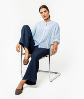  Woman Trousers 100% Linen