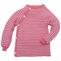 Organic Merino Wool Knitted Sweater
Color: 120 candy - geringelt