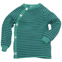 Organic Merino Wool Knitted Sweater
Color: 121 karibik-ringel