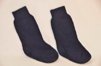 Thick Organic Wool Terry Socks
Color:  Navy