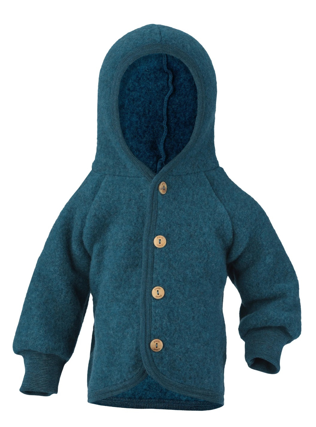 Engel Soft Organic Wool Fleece Hooded Jacket for Babies - Little