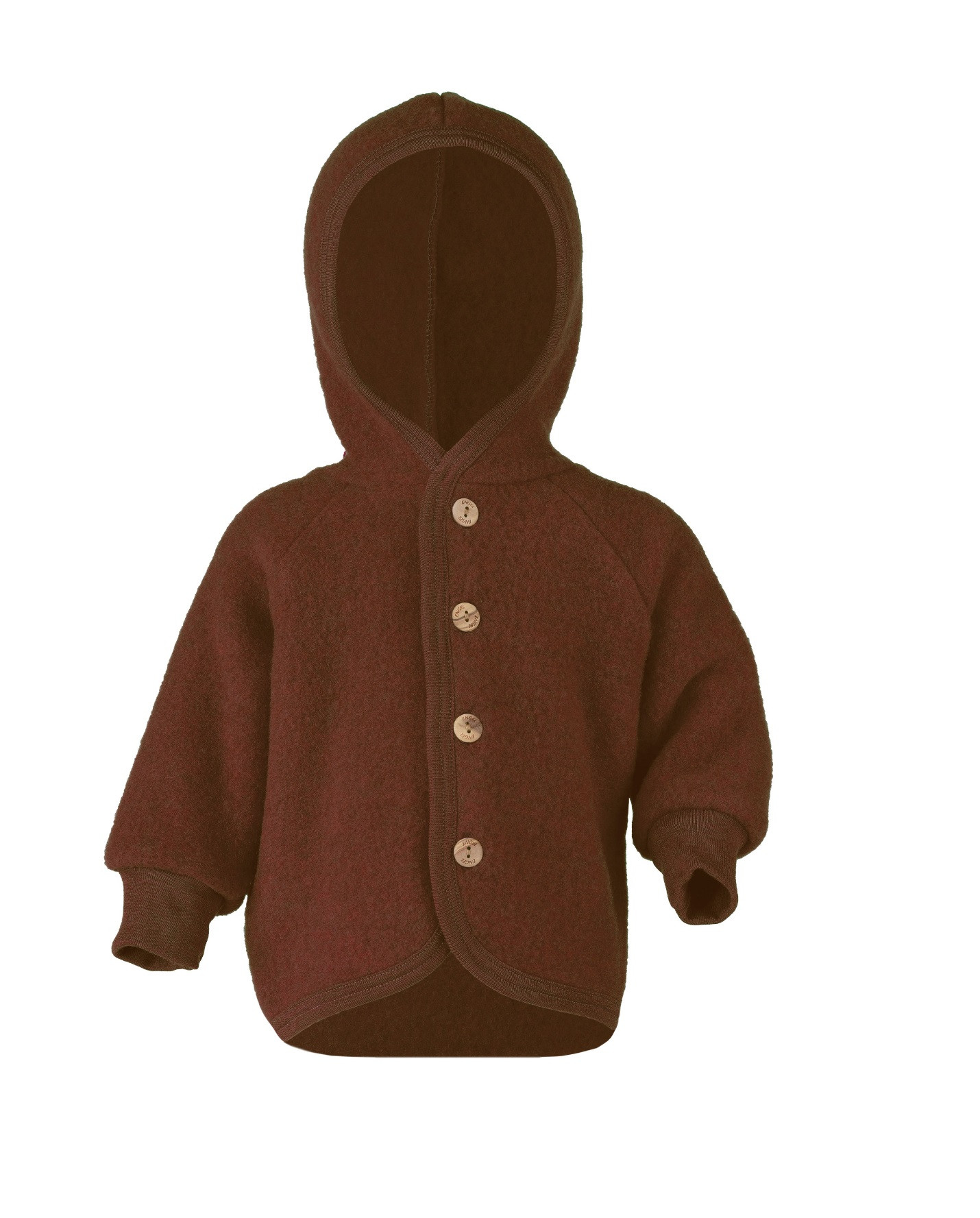 Engel Soft Organic Wool Fleece Hooded Jacket for Babies - Little