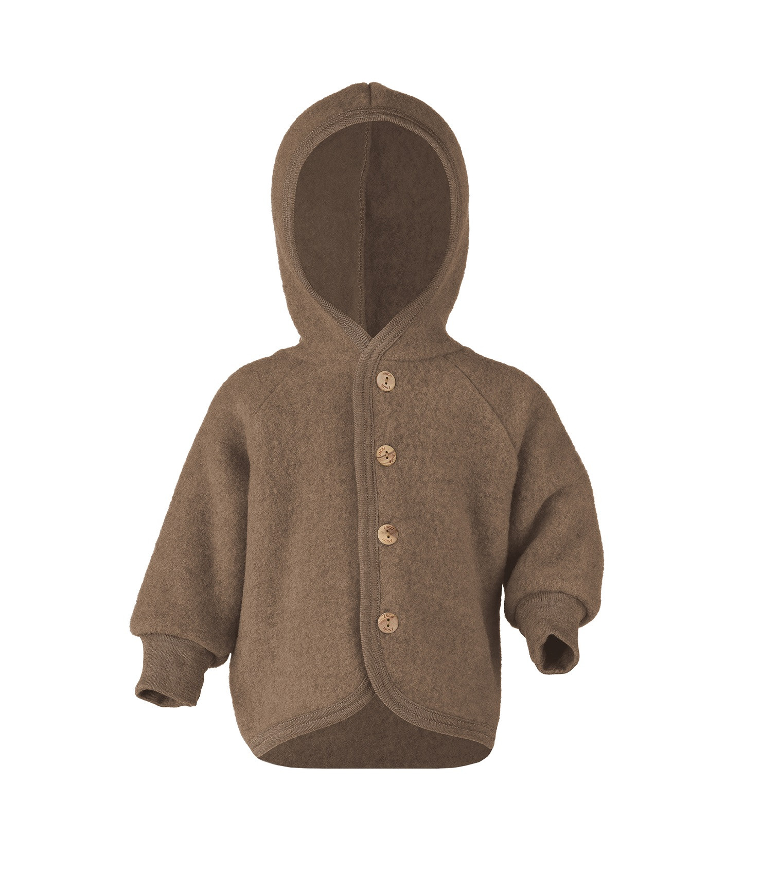 Engel Soft Organic Wool Fleece Hooded Jacket for Babies - Little