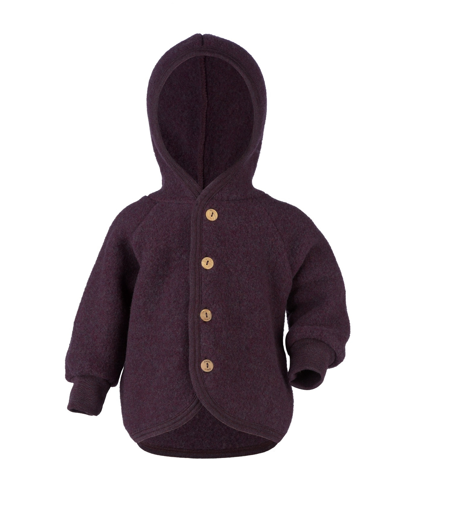 Engel Soft Organic Wool Fleece Hooded Jacket for Babies - Little