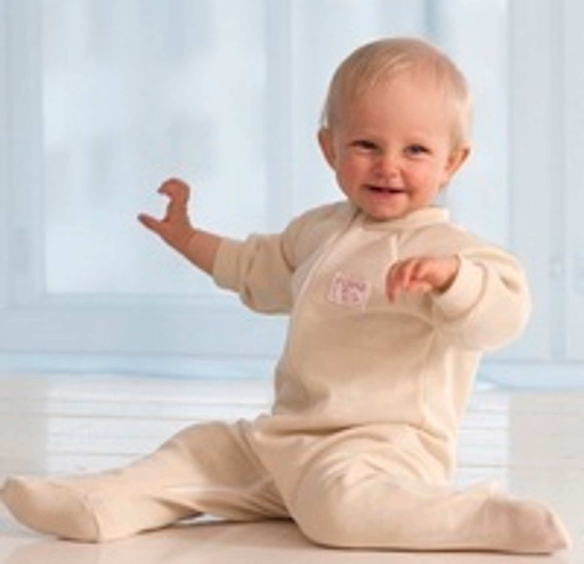 Ruskovilla Organic Merino Wool Footed Baby Pajamas with Zipper