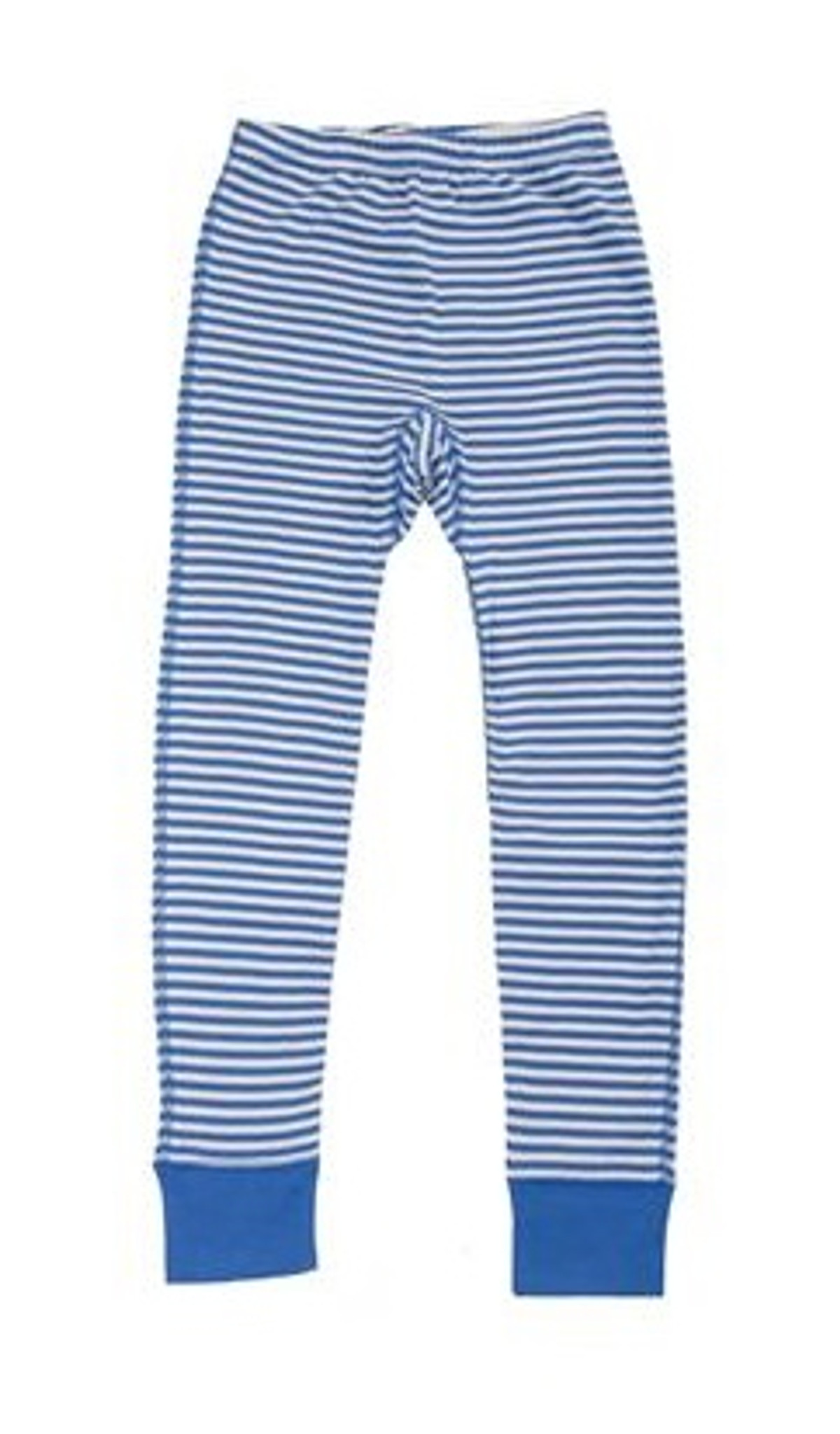  Hocosa of Switzerland Big Kids Organic Wool-Silk Long-Underwear  Pants 128/12 yr, Blue/White Striped: Clothing, Shoes & Jewelry