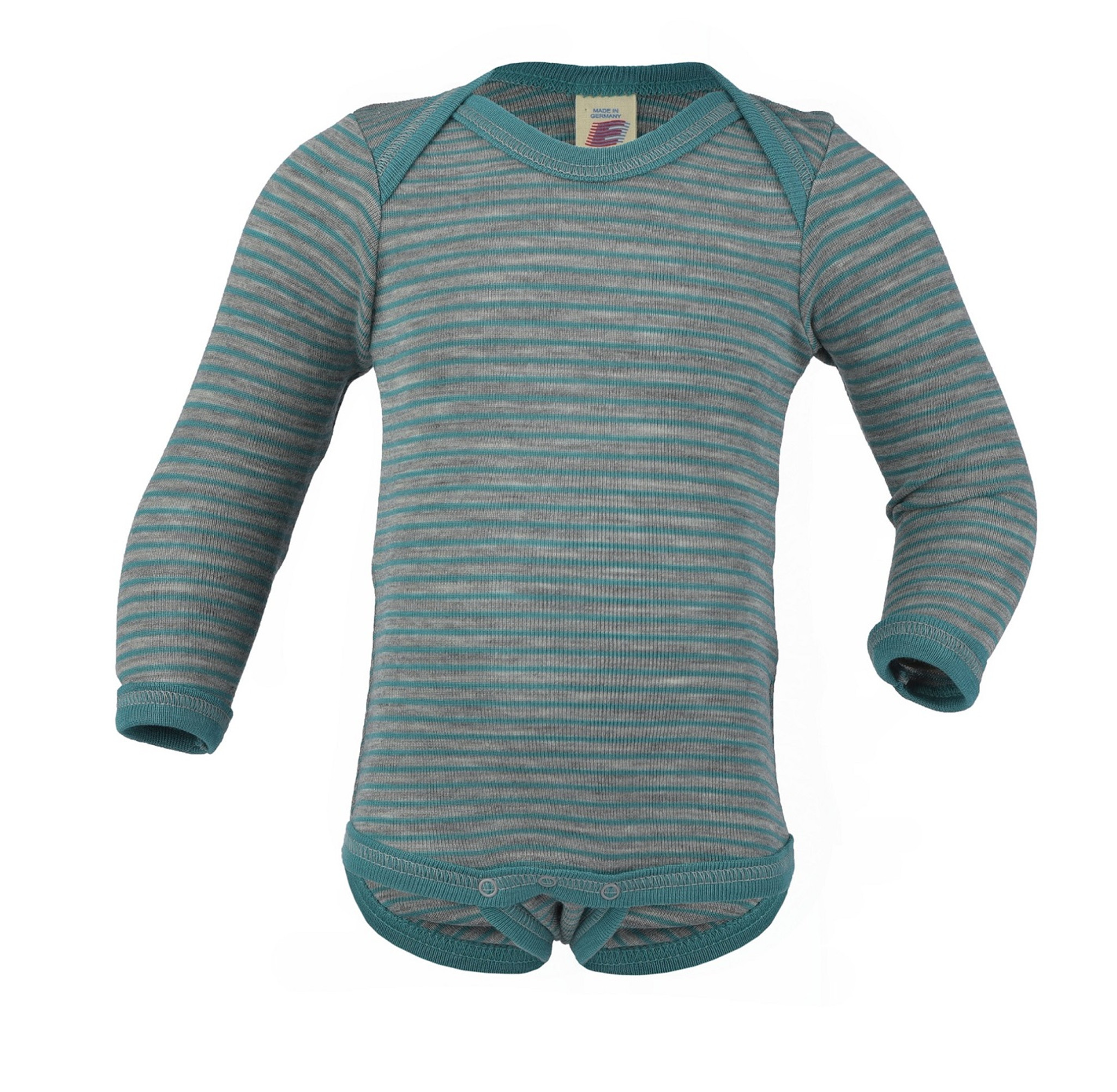 Organic Merino Wool Silk Baby Bodysuit Engel Little Spruce