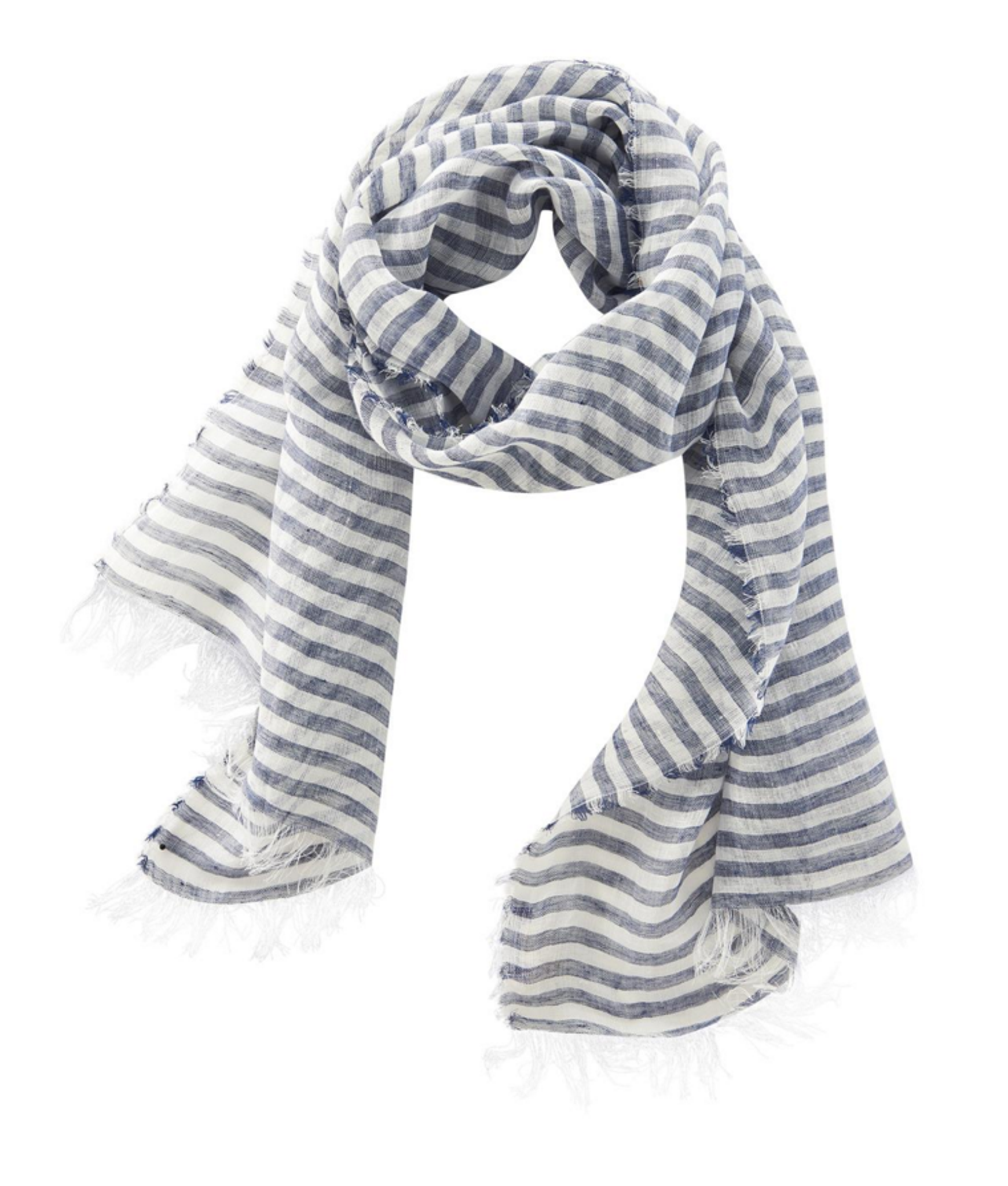 natural linen scarf