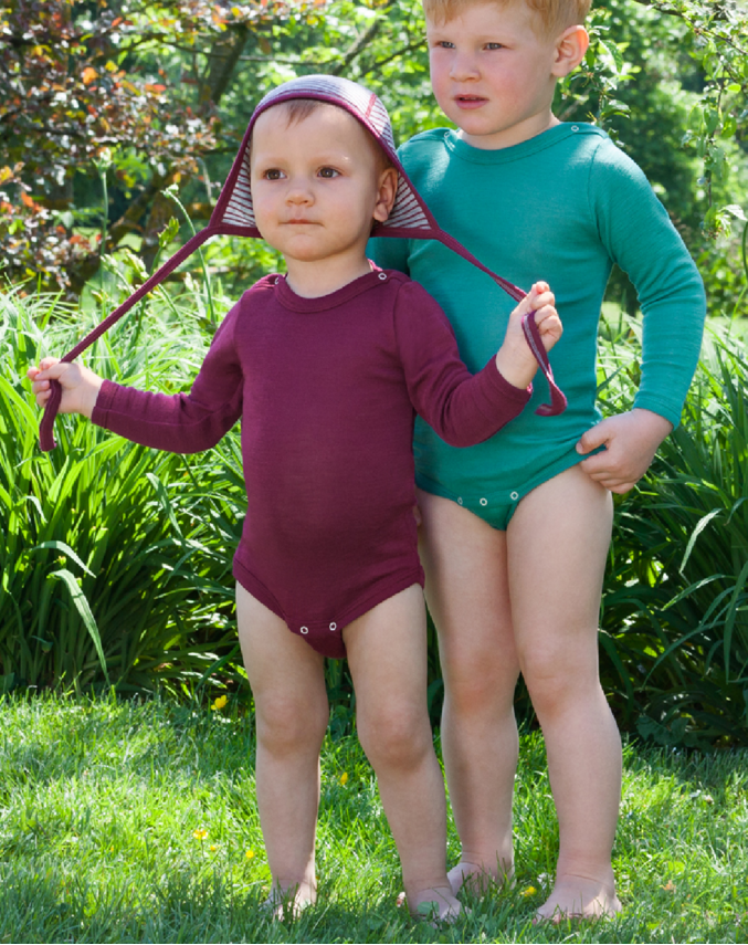 merino bodysuit baby