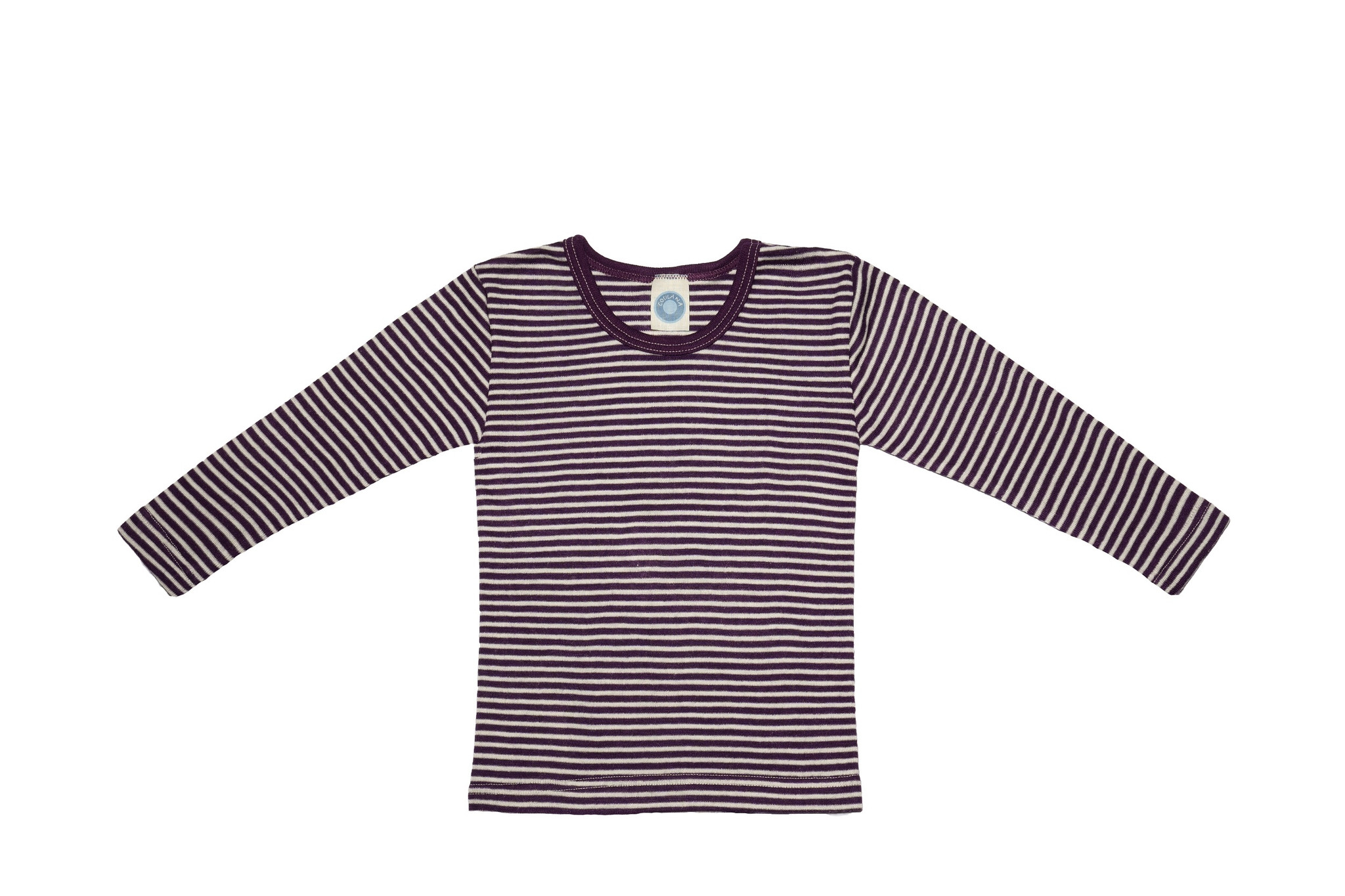 Little | Cosilana Wool/Silk Organic Long Shirt Spruce - Organics Sleeved Kids