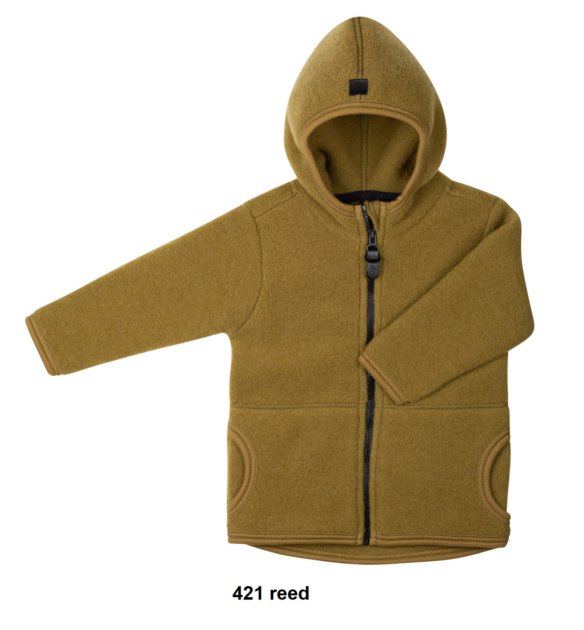 Organic Merino Wool Fleece Baby, Kids Jacket - Little Spruce