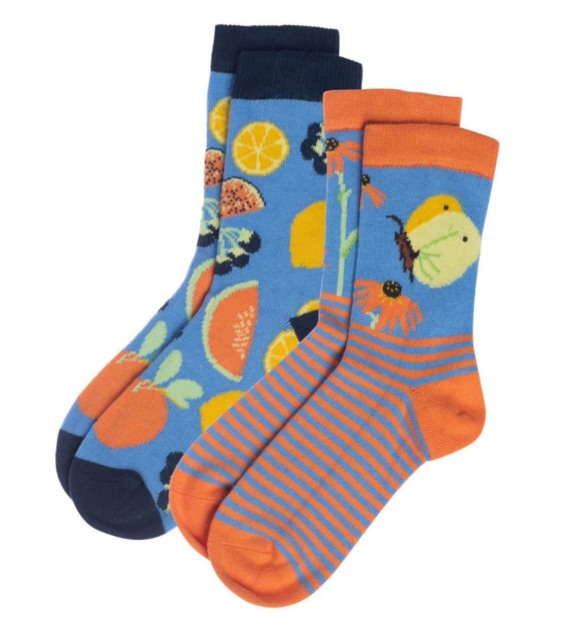 Kids Organic Cotton Socks, Pack of 2 - 