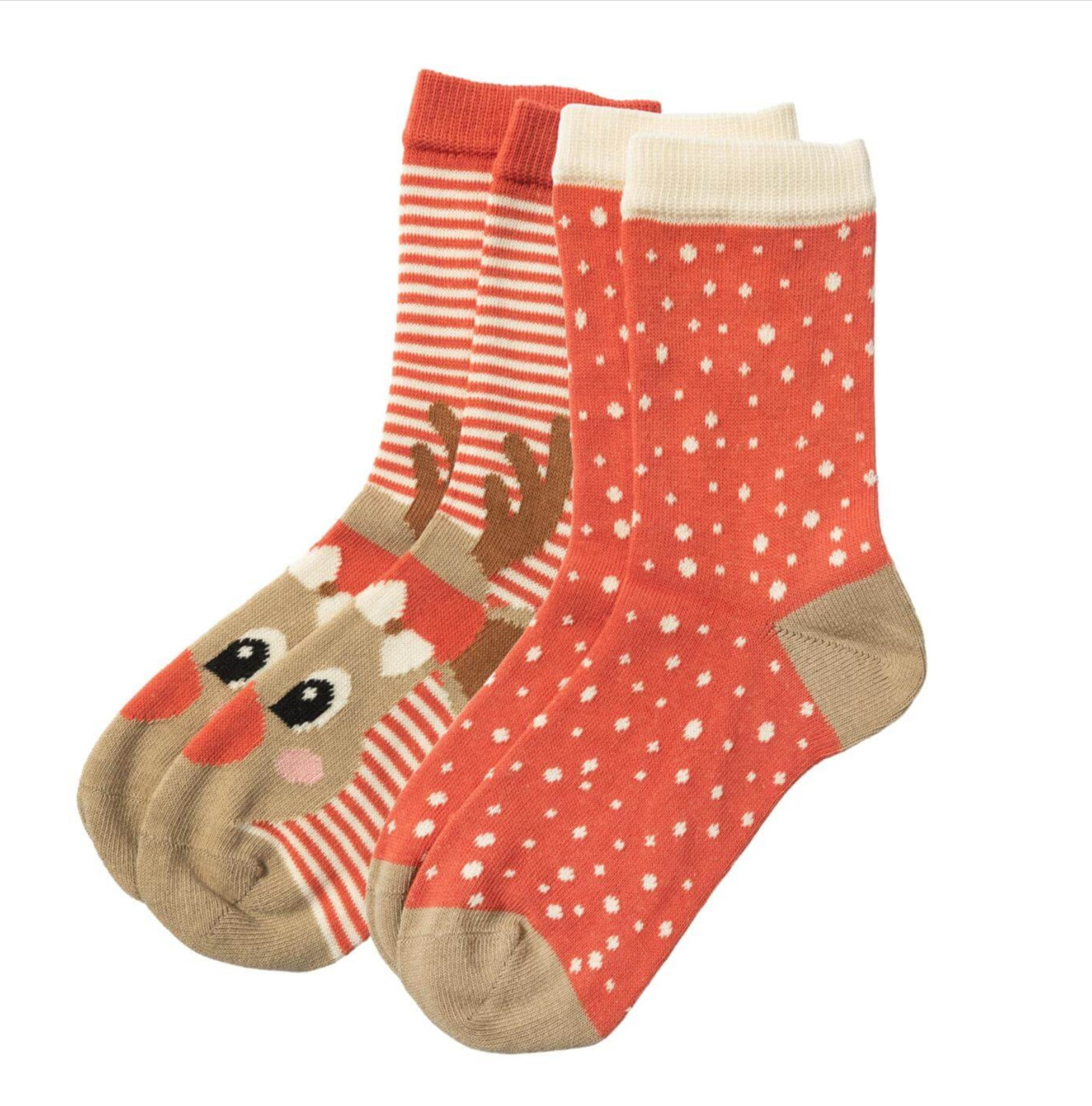 Kids Organic Cotton Socks, Pack of 2 - 