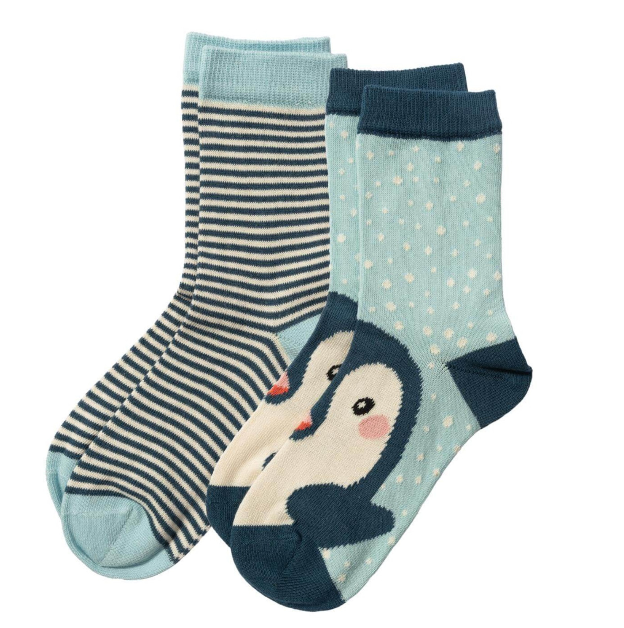 Kids Organic Cotton Socks, Pack of 2 - 