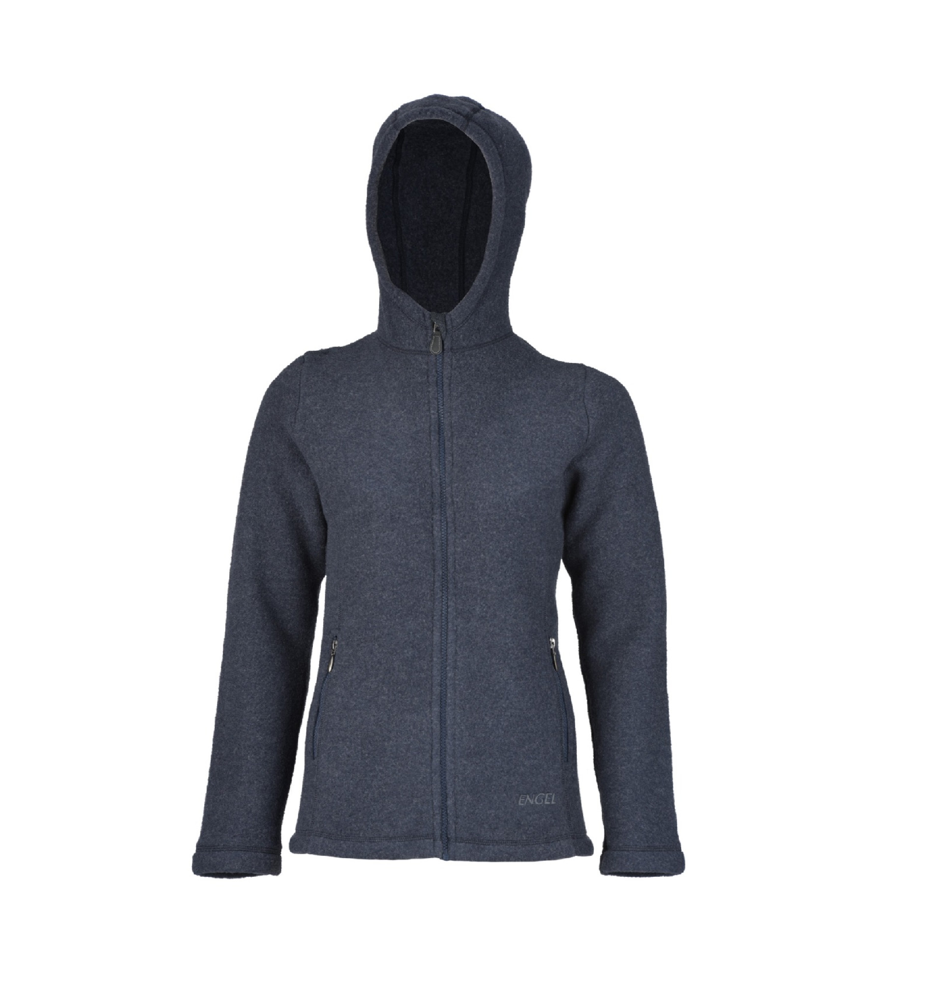 Organic Thick Wool Fleece Hooded Women's Jacket - Little Spruce Organics