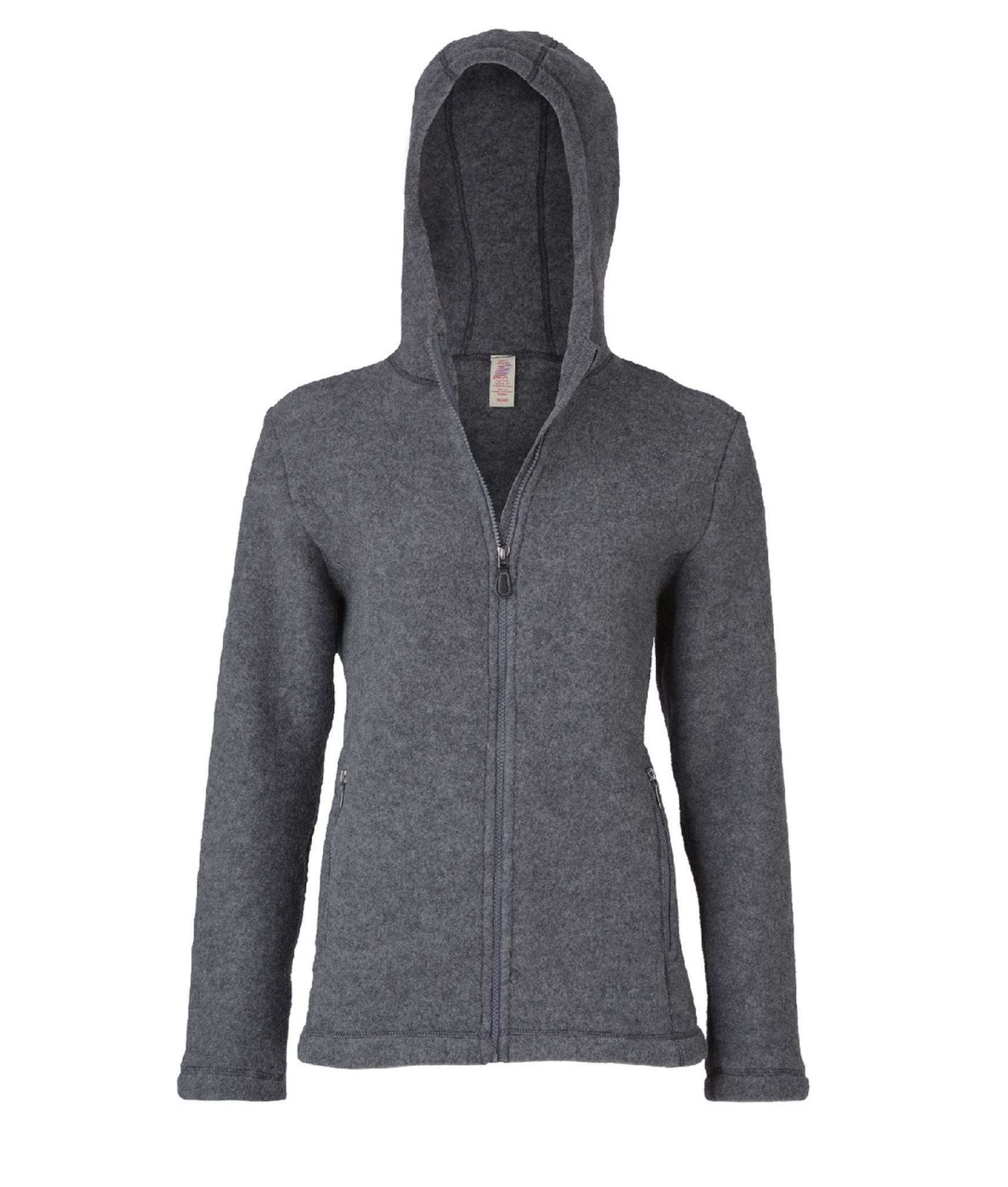 Organic Thick Wool Fleece Hooded Women's Jacket - Little Spruce Organics