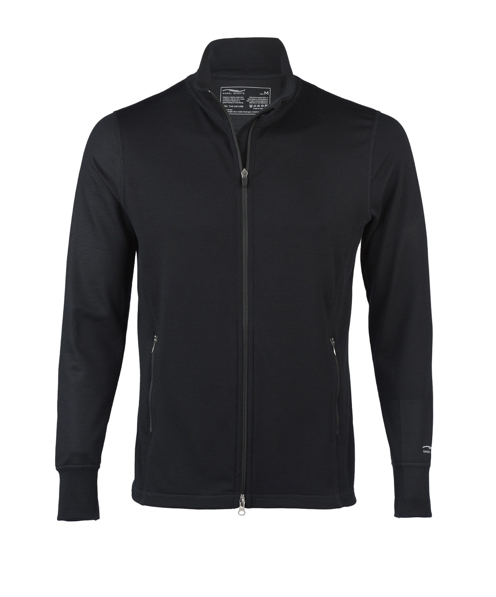 Organic Wool/ Silk Men's Zip Jacket