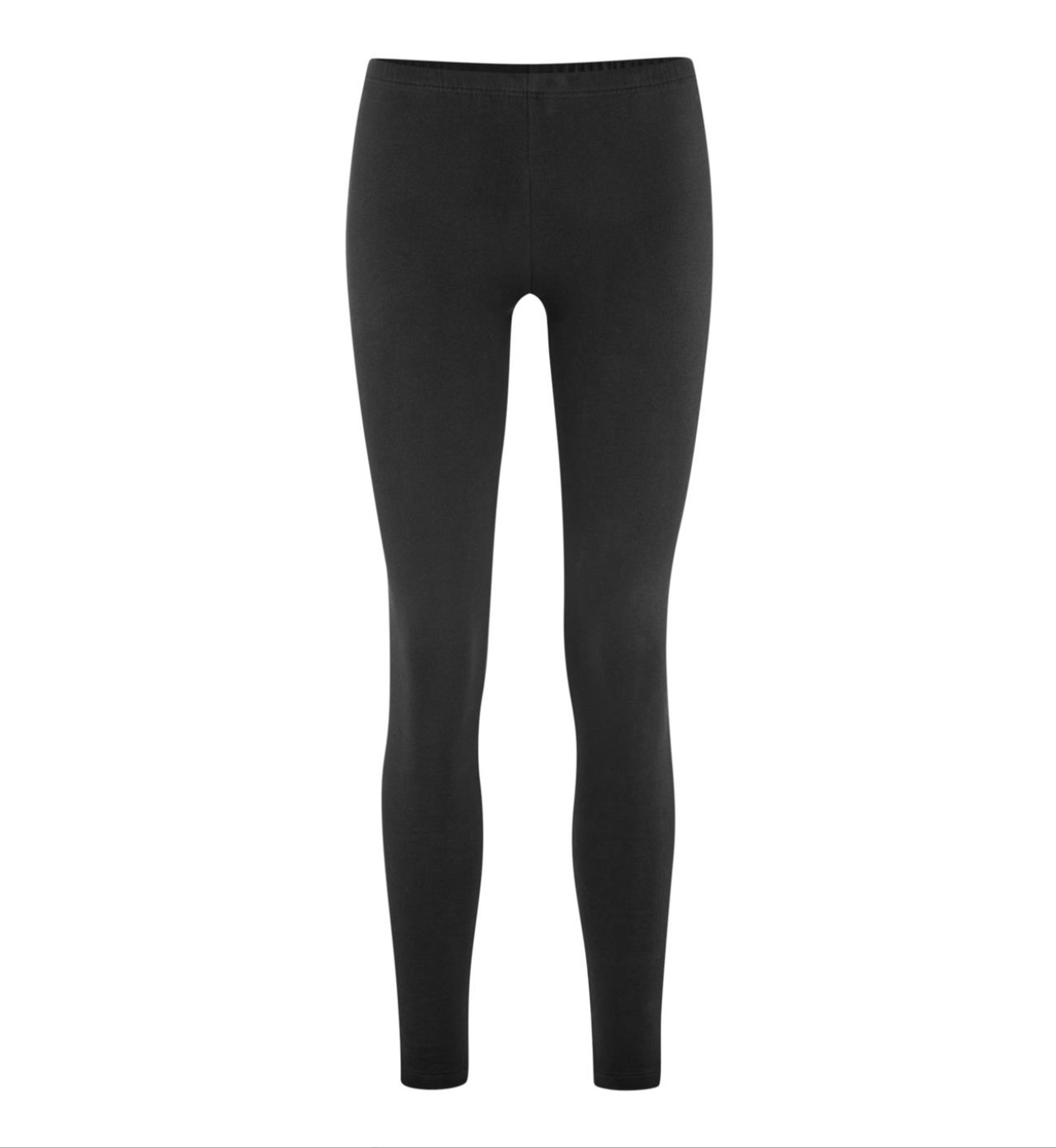 Organic Cotton Fleece Leggings - Solid Black | My Fair Trade Lady