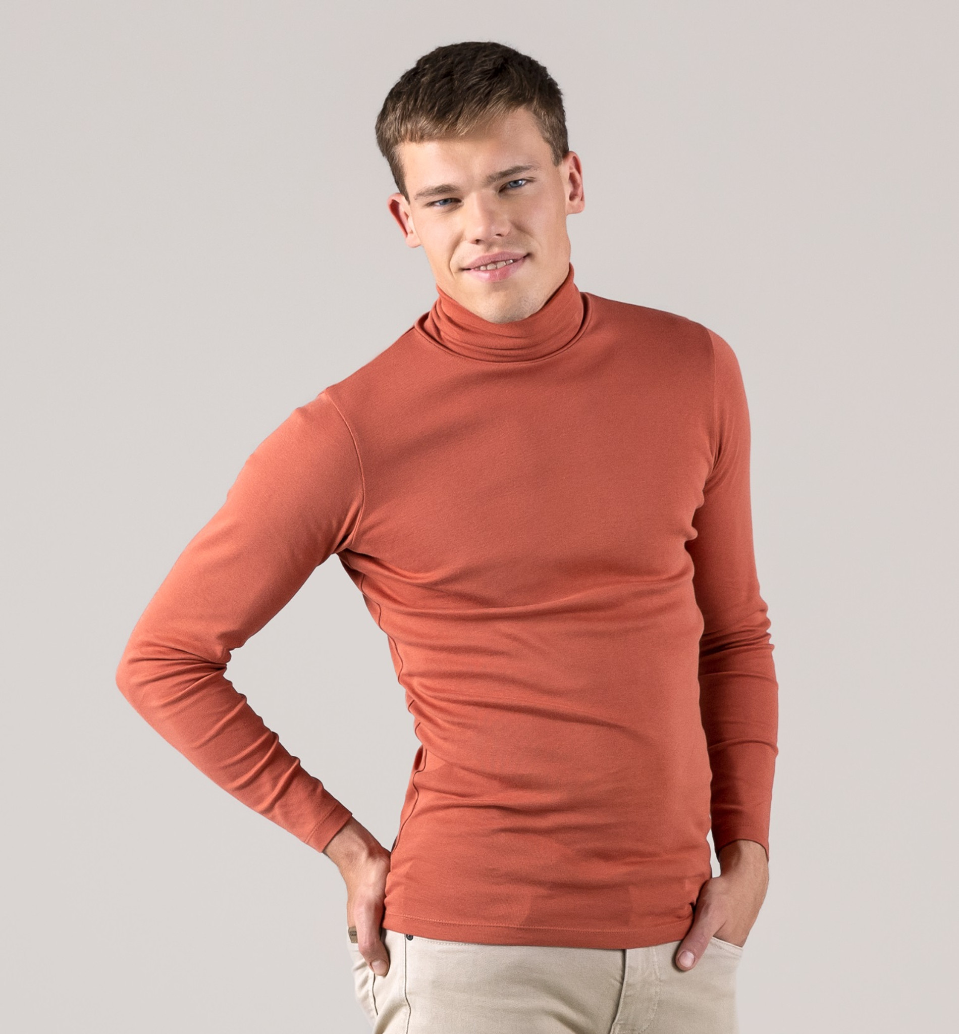 Men's Turtleneck shirt - HELGE