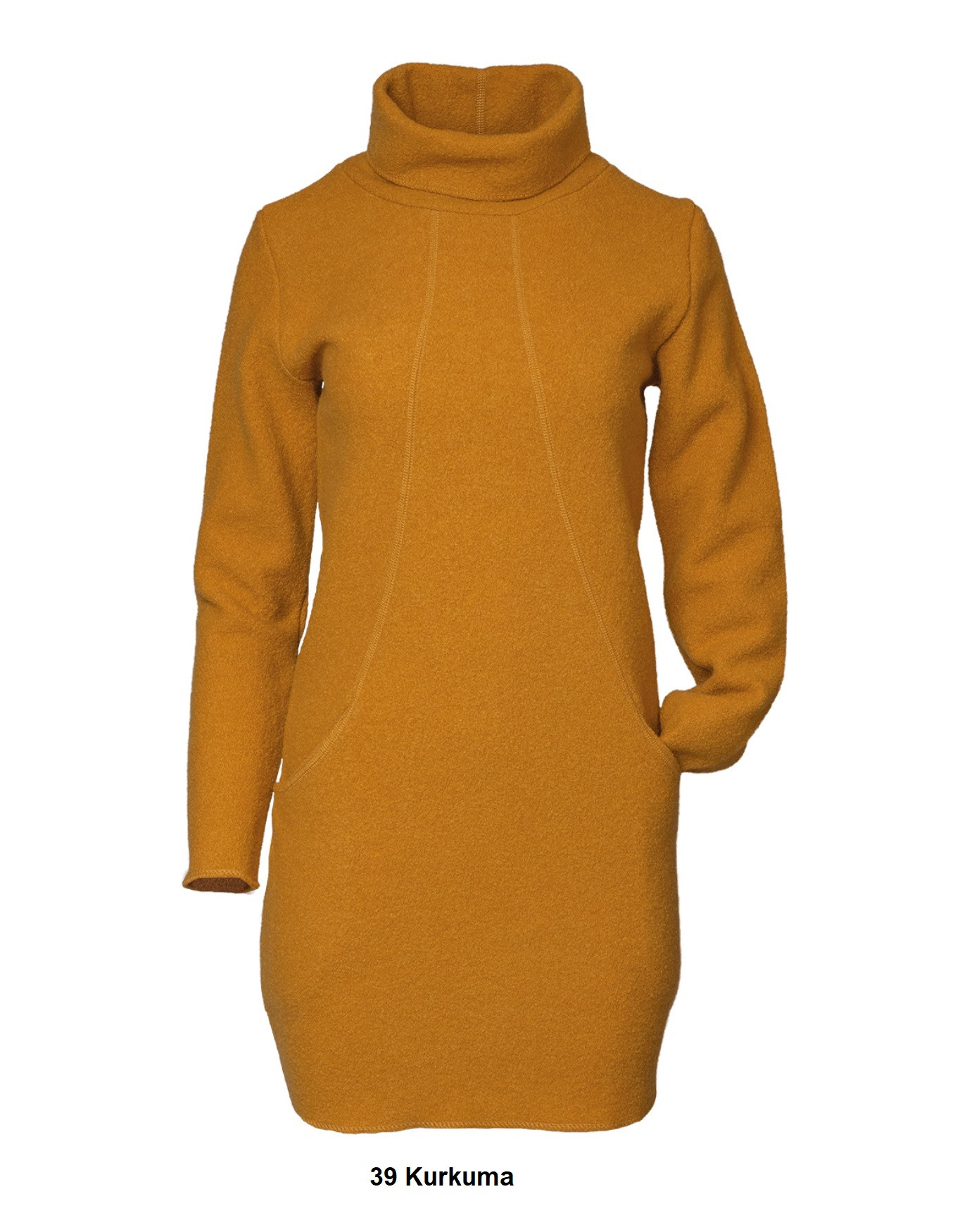 Organic Wool Krepp-fleece Dress - Little Spruce Organics