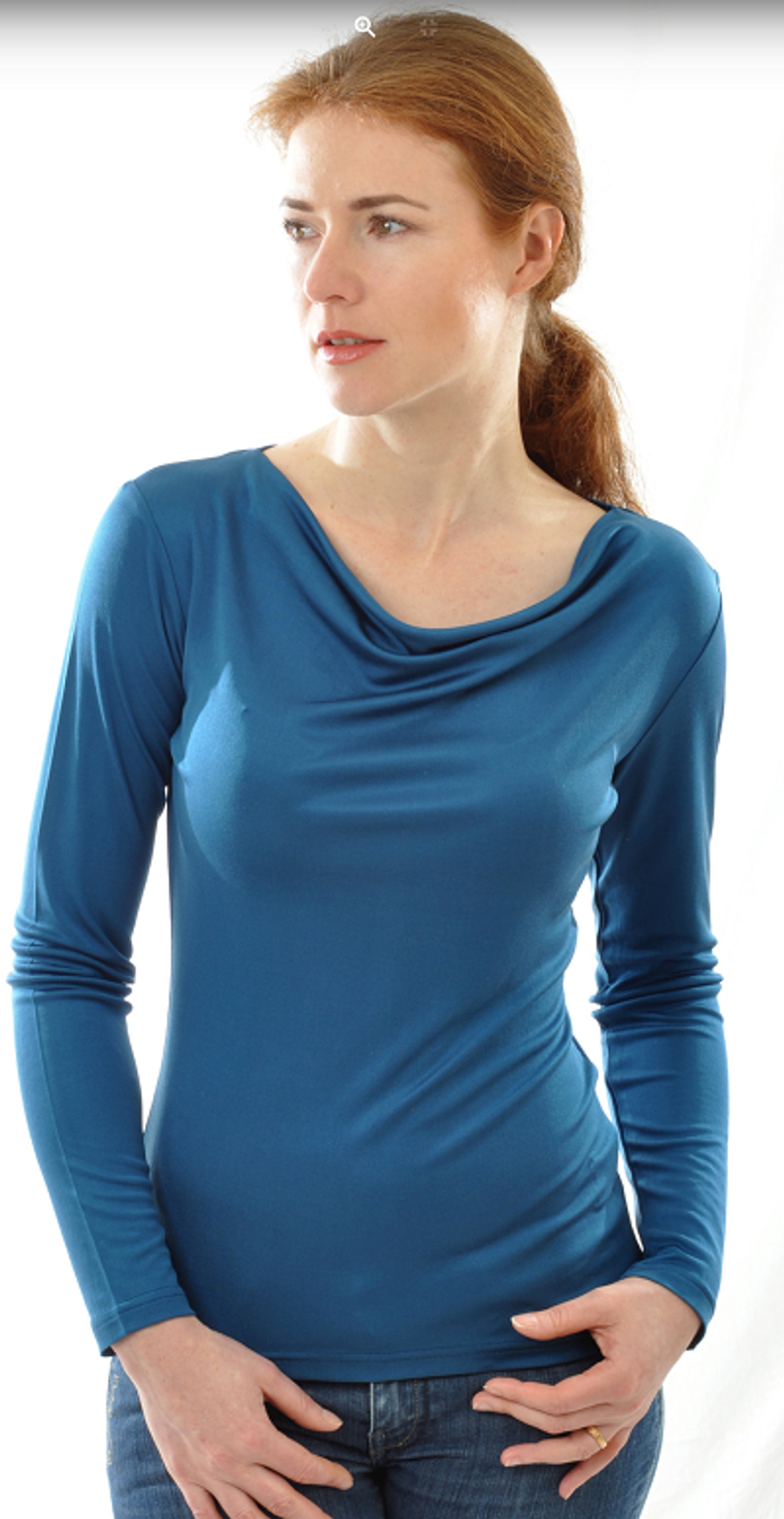 Organic Ribbed Silk Long-Sleeved Shirt for Women - Little Spruce Organics